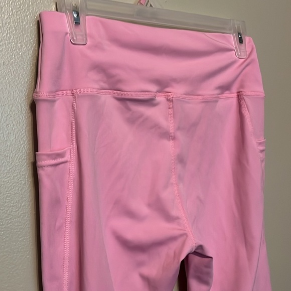 Pink Flared Women's Pants Size Large - Picture 5 of 8